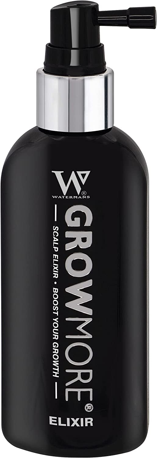 Grow More, Hair Growth Serum, Visibly Thicker and Stronger Hair, Vegan, Scalp Treatment, DHT Blocker, Rosemary Oil, Biotin, None Medical - Improves scalp density 3.4 Fl Oz