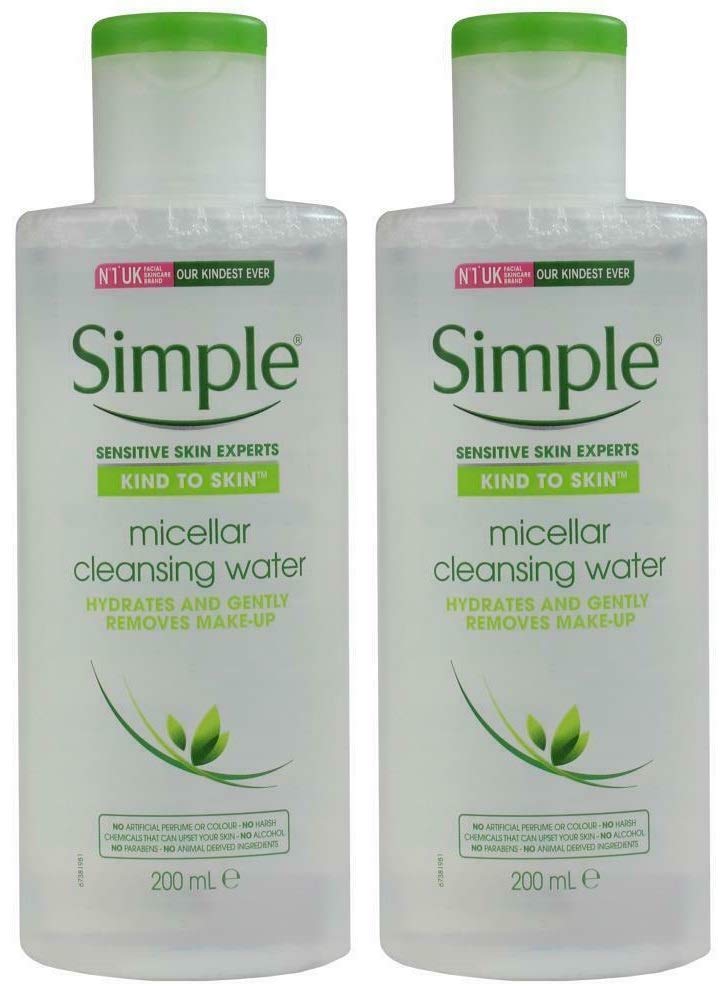 Simple Micellar Cleansing Water 6.7oz (2 Pack)