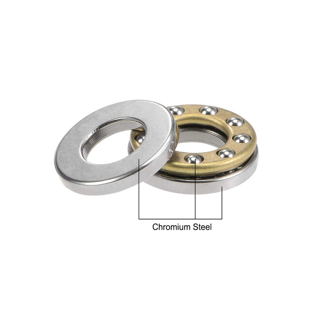 F5-10M Thrust Ball Bearings 5mm x 10mm x 4mm Chrome Steel Single Direction 10pcs