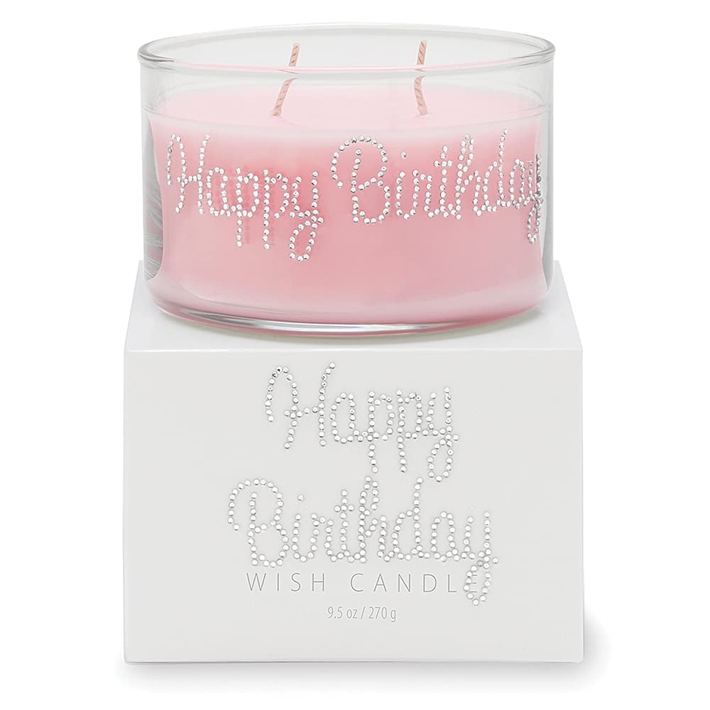 Happy Birthday Wish Candle, 9.5 Ounce