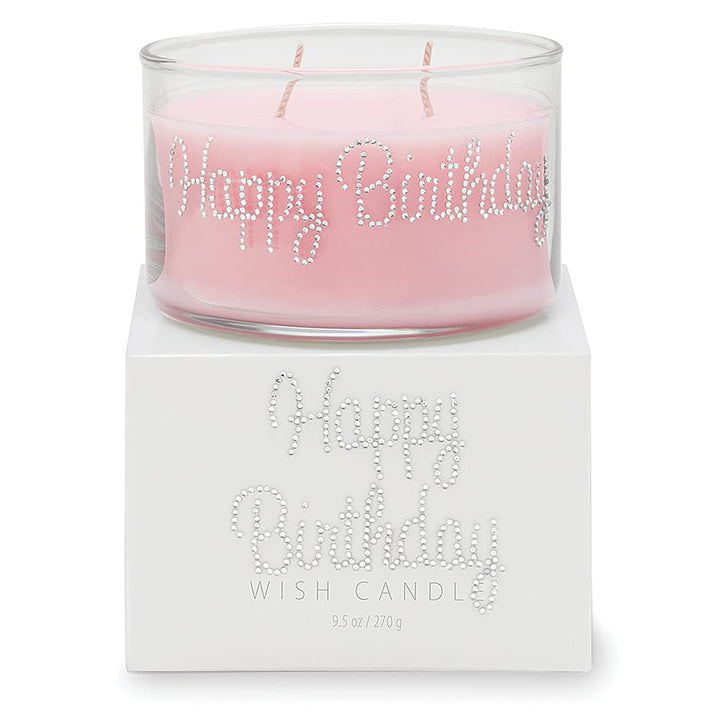 Happy Birthday Wish Candle, 9.5 Ounce