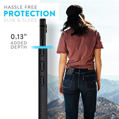 Blackberry KEY2 Case, [MERGE Series] Heavy Duty EXTREME Protection/Rugged With Dual Layer Slim Precise Cutouts Phone Case For Blackberry KEY2 (Matte Black)