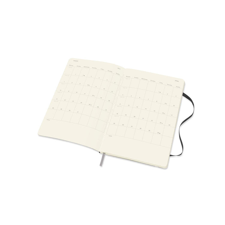 Classic 12 Month 2022 Weekly Planner, Soft Cover, Large (5 x 8.25), Black