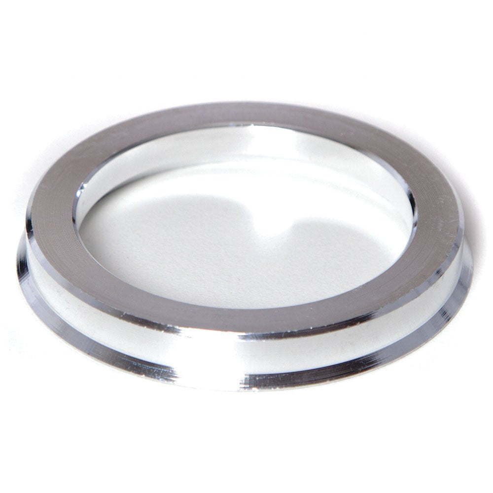 73.1mm OD to 65.1mm ID Silver Aluminum Hub Centric Rings