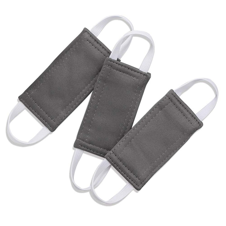 Nursery Door Cushion for Silence - Door Jammer Closer Latch Cover Solid with Strong Elastic Straps Door Covers for Universal Fits, Set of 3, 5.5x3.5 inches, Black