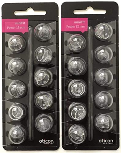 OTICON Power 12 mm Minifit Dome (2 S-20 Domes.)