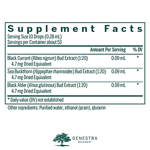 Vrl-gen | Black Currant, Sea Buckthorn, and Black Alder Herbal Supplement | 0.5 fl. oz.