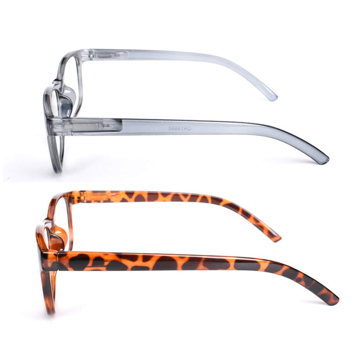 Reading Glasses 2 Pairs Blue Light Blocking Readers for