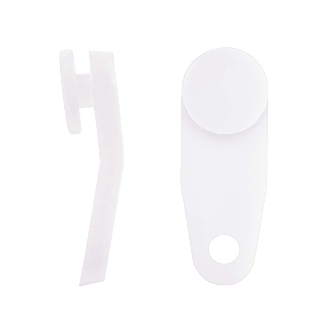 Curtain Track Glider Hooks White Plastic Curtain Rail T