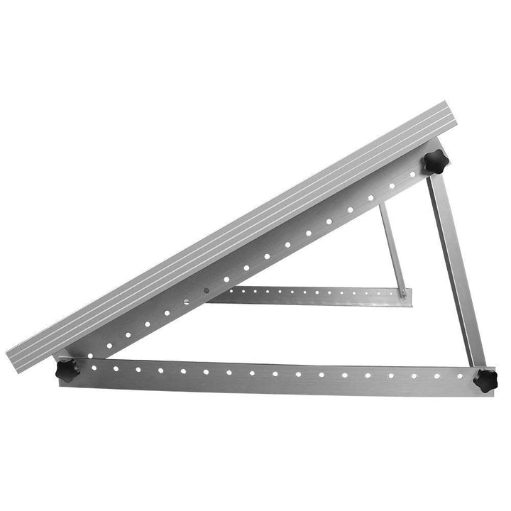 28in Adjustable Solar Panel Mount Brackets, with Foldable Tilt Legs on Any Flat Surface for RV, Roof, Boat, Any Off-Grid Systems