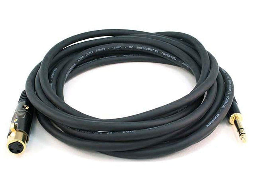Monoprice 104770 10-Feet Premier Series XLR Female to 1