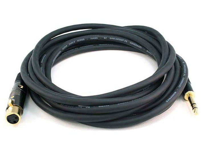 Monoprice 104770 10-Feet Premier Series XLR Female to 1