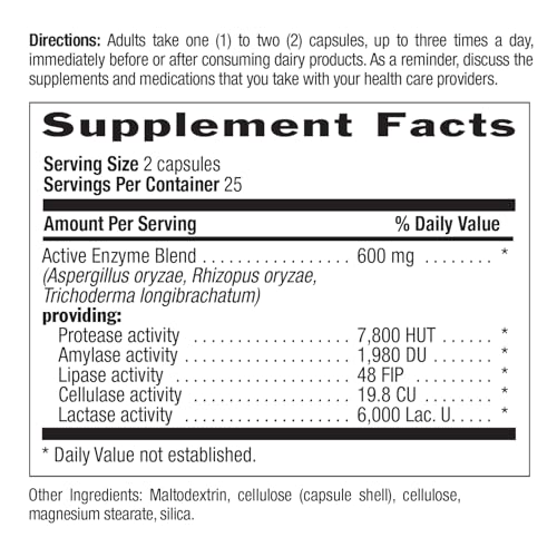 Country Life Dairy-Zyme - Digestive Enzymes for Dairy R