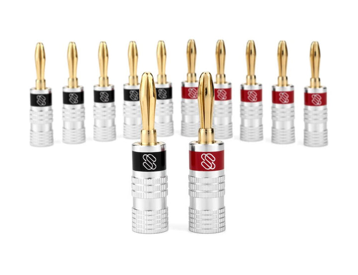 Sewell Direct SW-29751-6 Silverback Banana Plugs(6 pair