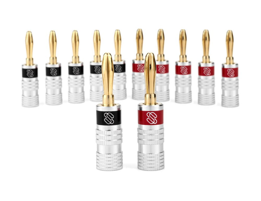 Sewell Direct SW-29751-6 Silverback Banana Plugs(6 pair
