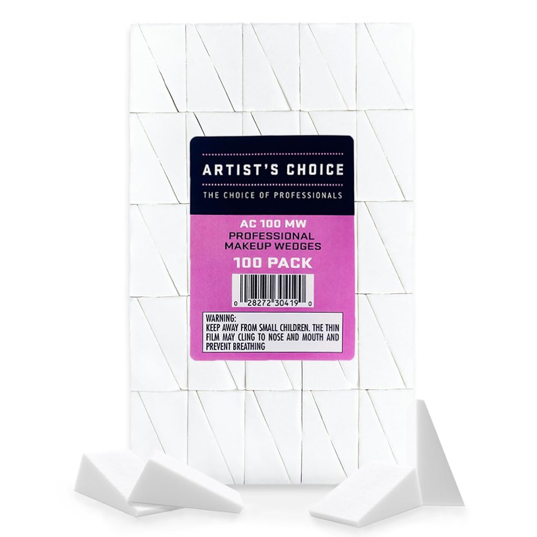 Artist&#39;s Choice Makeup Sponge Mini Applicator Wedges (100 Count)
