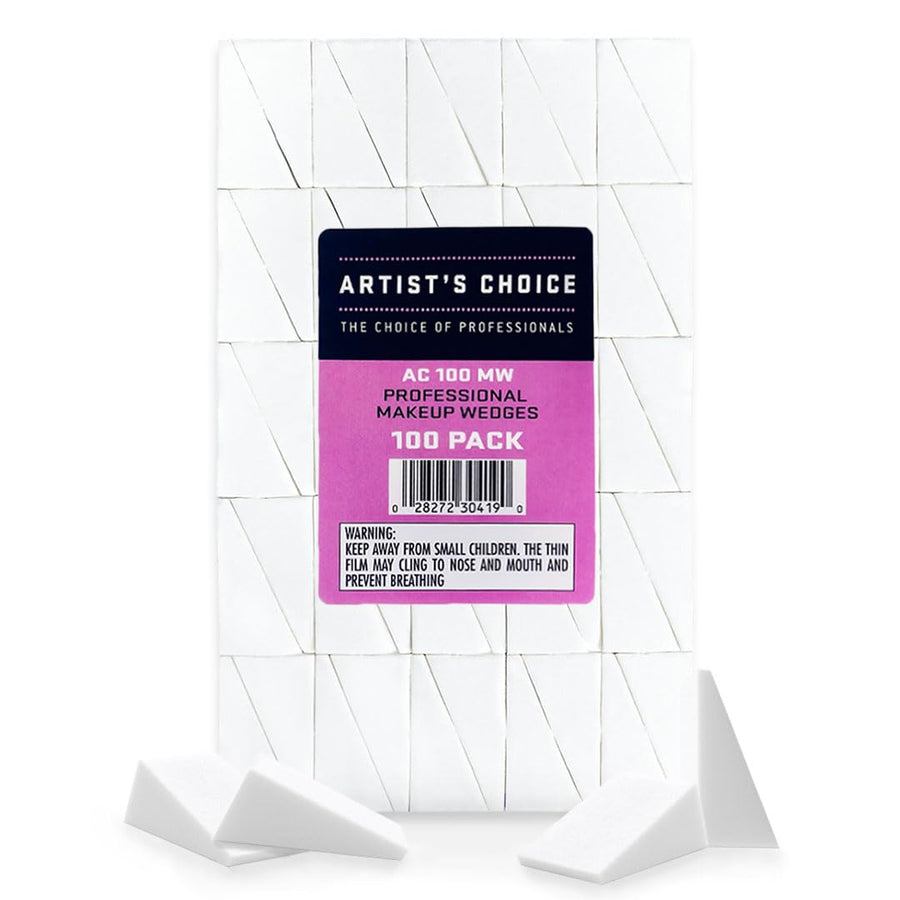 Makeup Sponge Mini Applicator Wedges (100 Count)