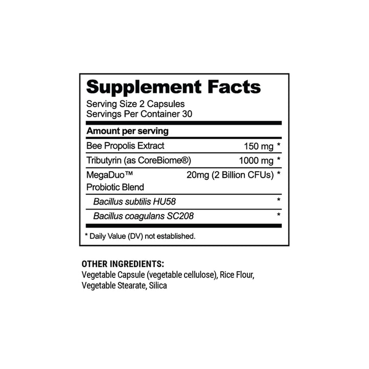 Beekeeper&#39;s Naturals Complete Gut Health, 3-in-