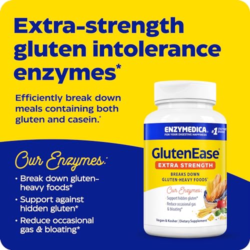Enzymedica, GlutenEase Extra Strength, Maximum Potency 