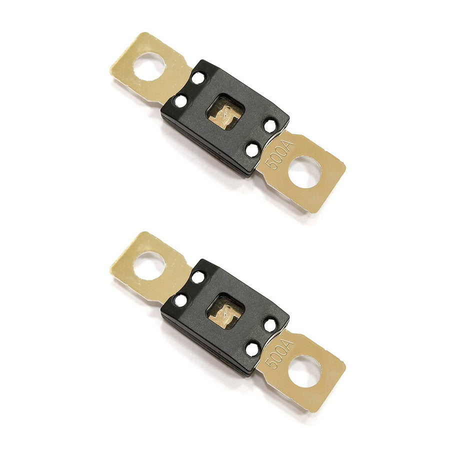 2PACK MEGA/AMG Fuse/Bolt Fuse 500 Amp, 32V, 298 Series, Time Delay, High-Current Stud Mount Fuse - Bolt Down - Automotive/Marine (500A-2PACK)