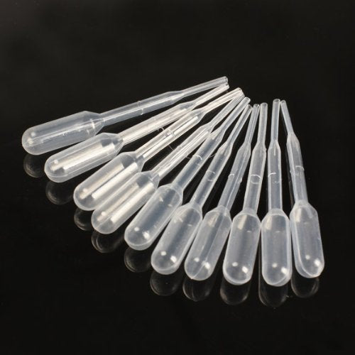 100PCS 0.2ml Graduated Pipettes Dropper Polyethylene