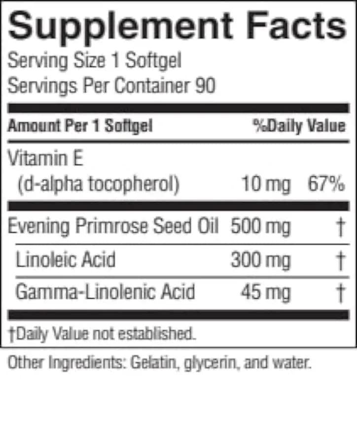 Evening Primrose Oil Capsules (90)