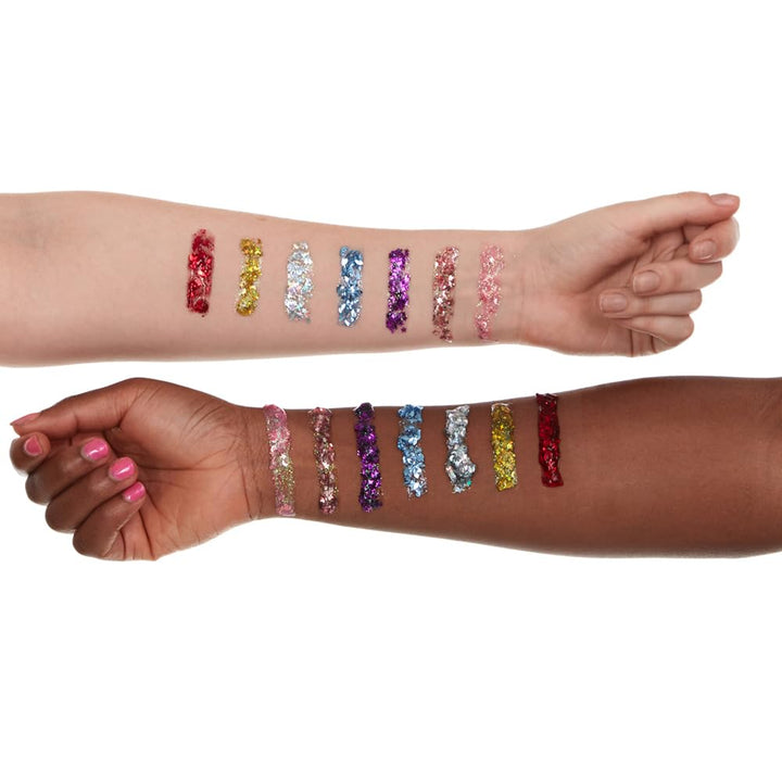 Glitter | Easy to Apply, Easy to Remove Chunky Glitter for Body, Face and Hair | Bag Pouch | Holographic Cosmetic Grade Glamour (Rose Gold Pink)