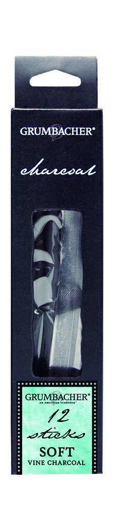 Vine Charcoal, Soft, 12/Pk (V4112)