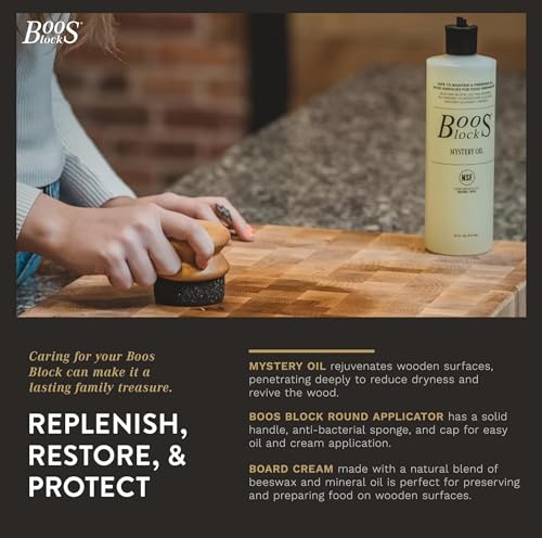 John Boos MYSB Mystery Butcher Block Oil, 16 Ounce Bott