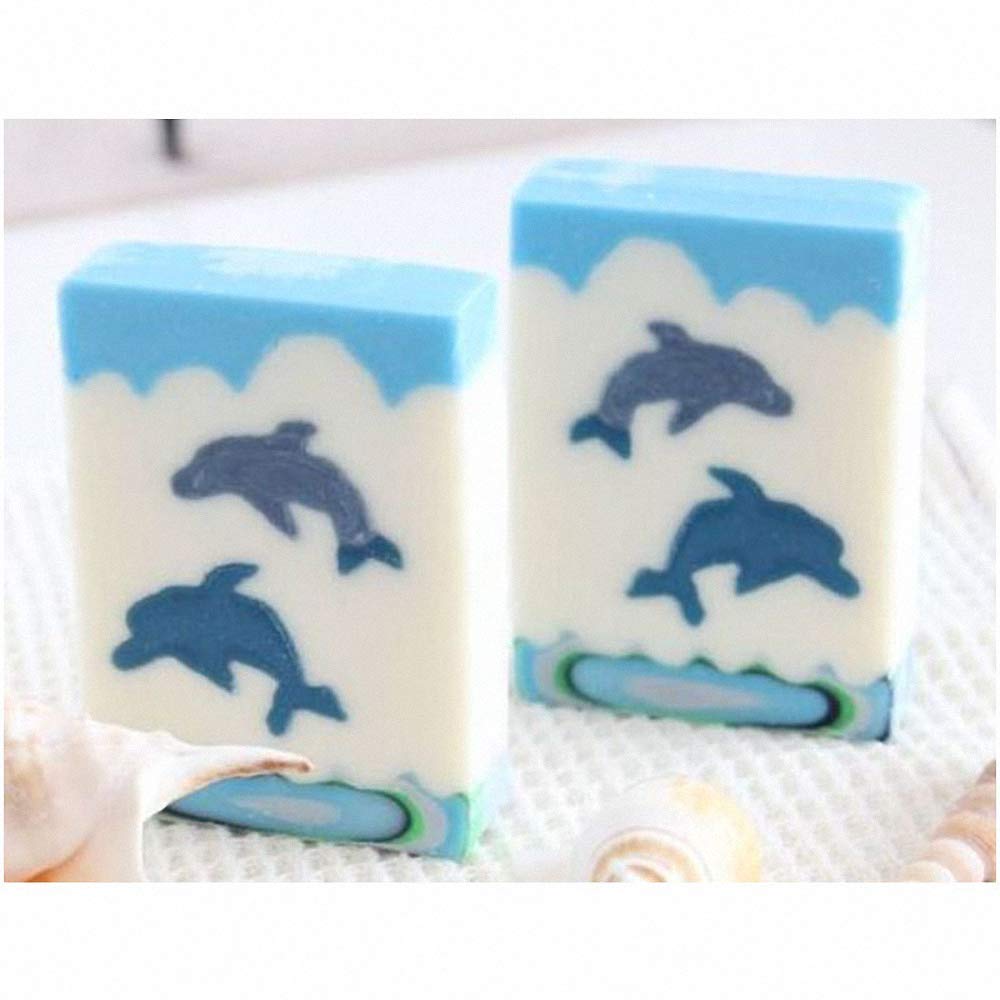 Dolphin Shaped Long Tube Silicone Mold Dolphin Column C