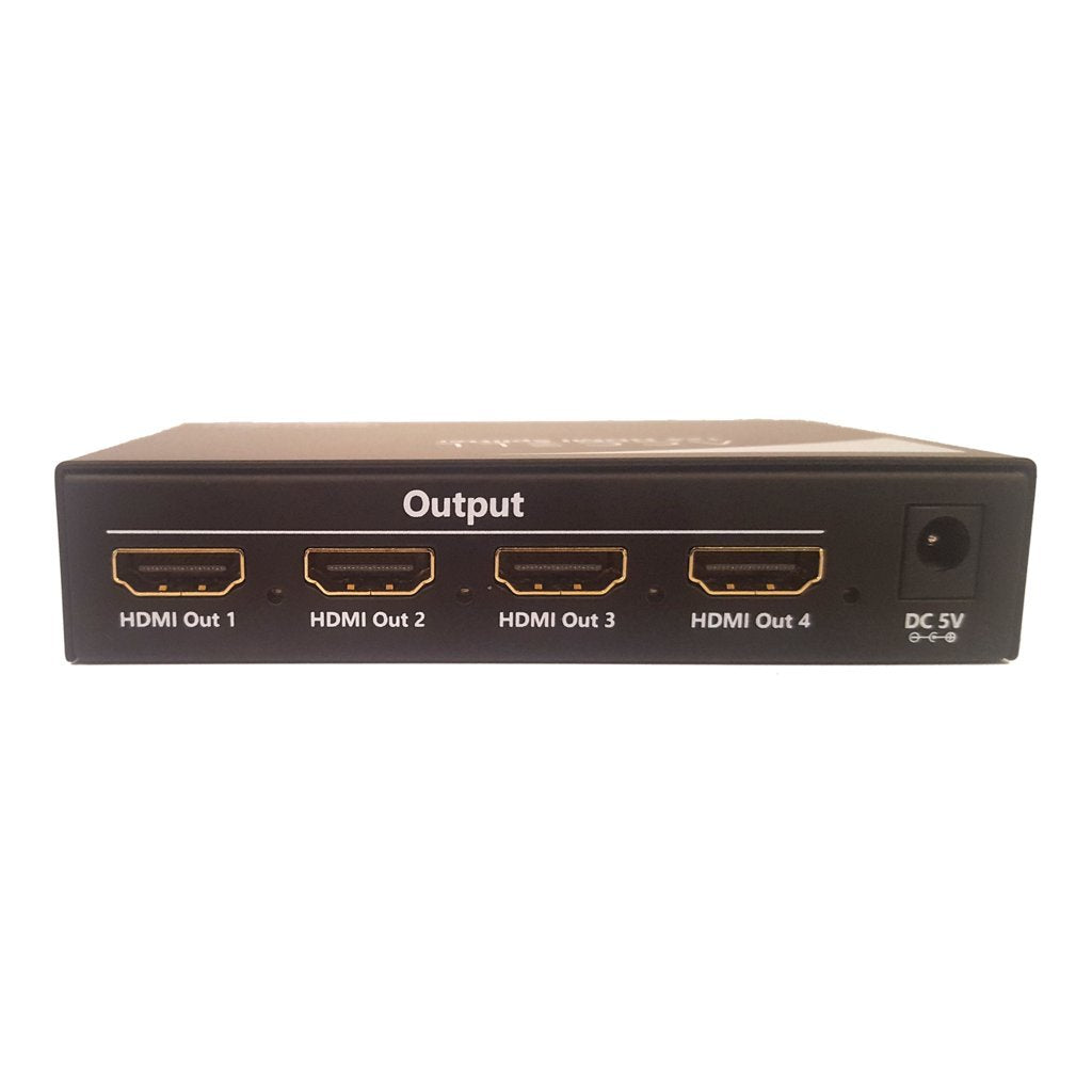 Accell K078C-009B 1x4 HDMI Splitter - HDMI 2.0, Supports 4K UHD @ 60Hz