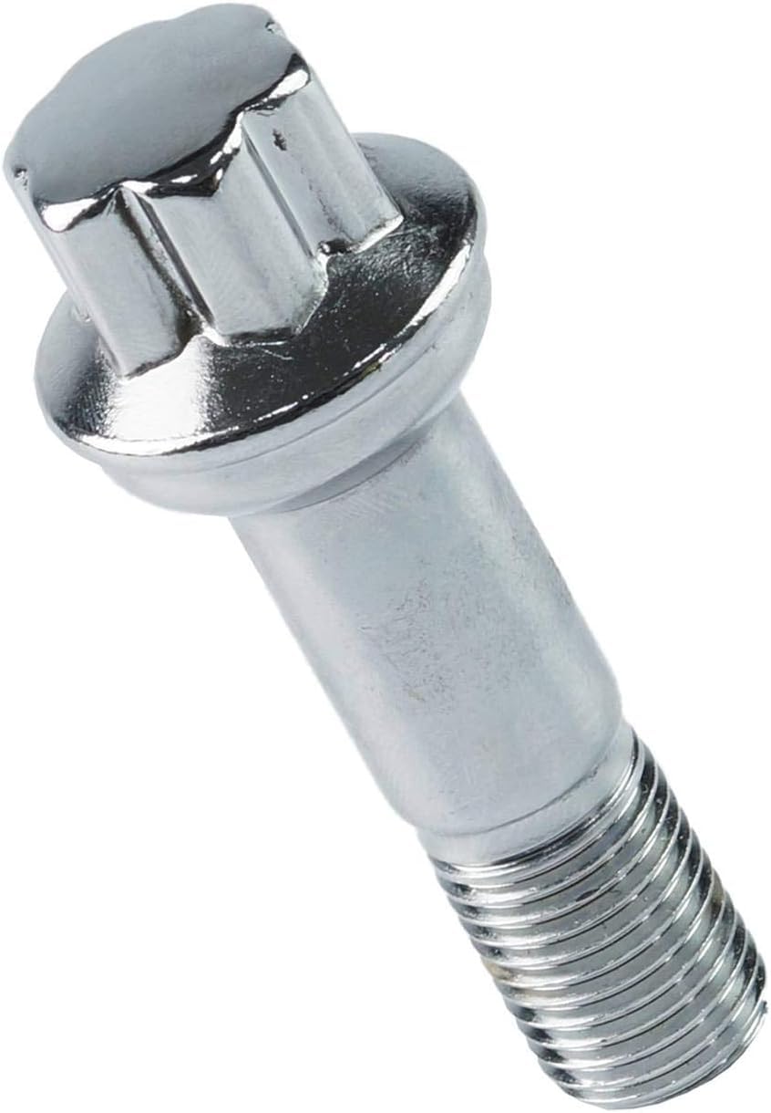 0009905407 Wheel Lug Nuts Bolt Stainless Steel Compatible with Mercedes Benz ML500 S550 CL63 ML350 GLK350 CL500 GL450 (Pack of 5)