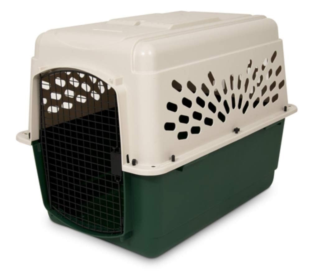 Ruffmaxx Dog Kennel Pet Carrier &amp; Crate 28 (20-30 Lb), Outdoor and Indoor for Large, Medium, and Small Dogs - Made from Durable Recycled Material w/ 360-Degree Ventilation, Made in USA