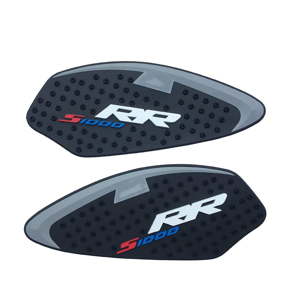 Gas Fuel Tank Rubber Protector Pad Side Traction Grip Compatible with BMW S1000RR 2019-2021