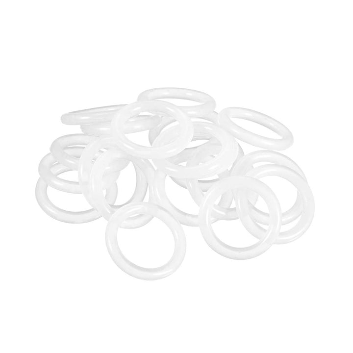 Silicone O-Ring, 22mm OD, 16mm ID, 3mm Width, VMQ Seal Rings Gasket, White, Pack of 20
