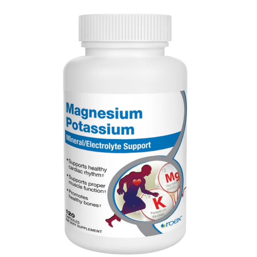 Vitamins | Magnesium Potassium | Overall Health | Cellular Function | Dietary Supplements, 120 Count