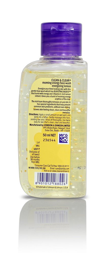 Clean &amp; Clear Morning Energy Lemon Face Wash, 100ml