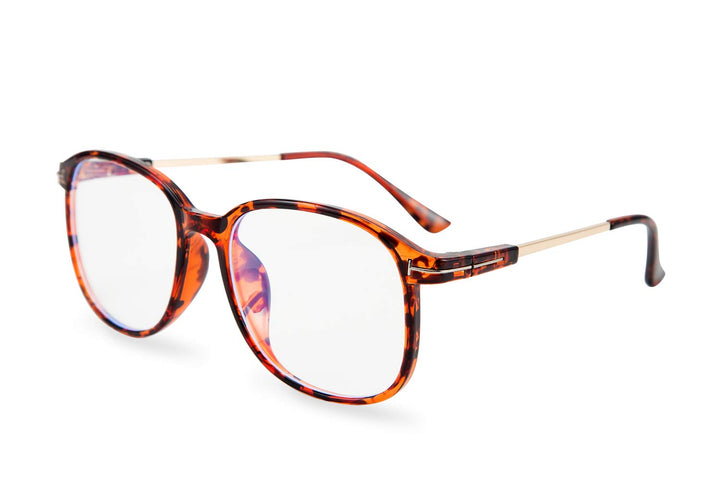 FEISEDY Blue Light Blocking Glasses Square Vintage Eyew