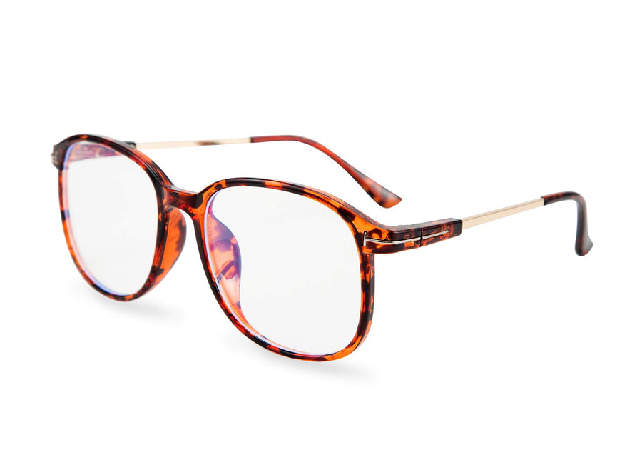 FEISEDY Blue Light Blocking Glasses Square Vintage Eyew
