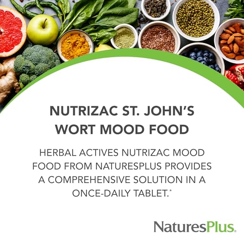 Natures Plus Herbal Actives NutriZAC Mood Food - 300 mg