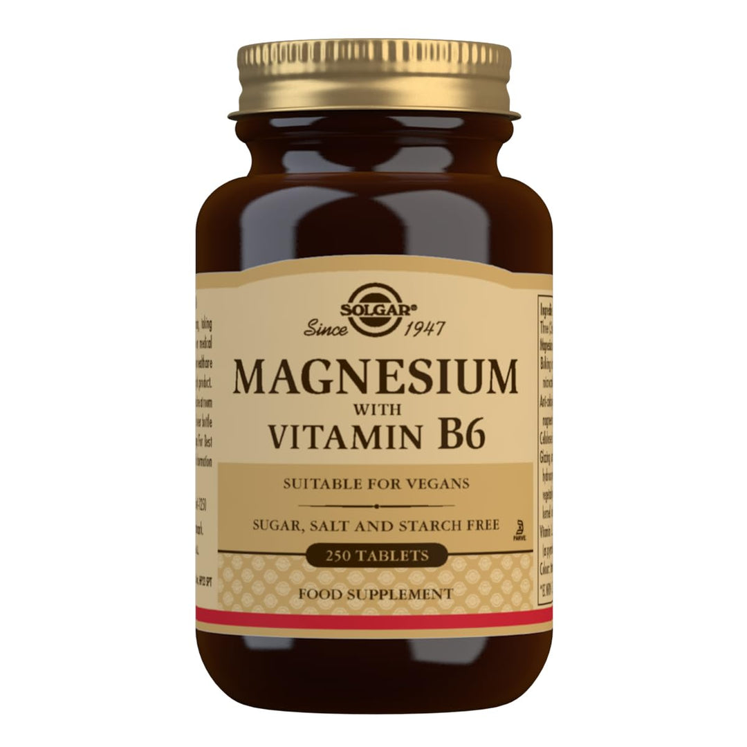 Solgar Magnesium with Vitamin B6, 250 Tablets - Promote