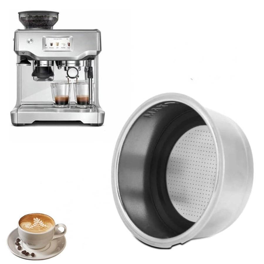 Coffee Filter Basket, Detachable Coffee Filter Cups, Stainless Steel Coffee Machine Filter Accessory for Home Office(2)