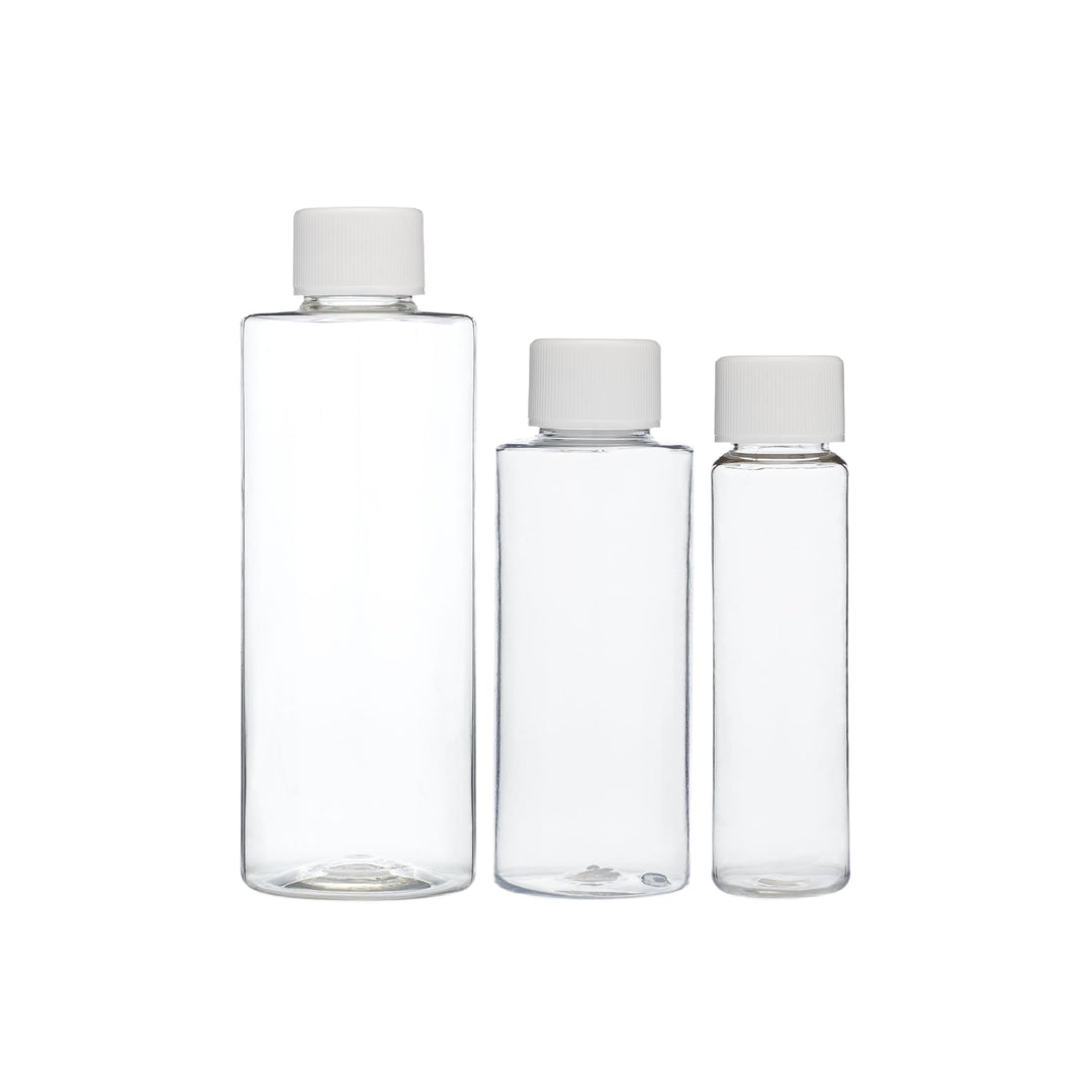 Refillable Bottles (Plastic Screw-Top 3pack 4oz-2oz-1oz)
