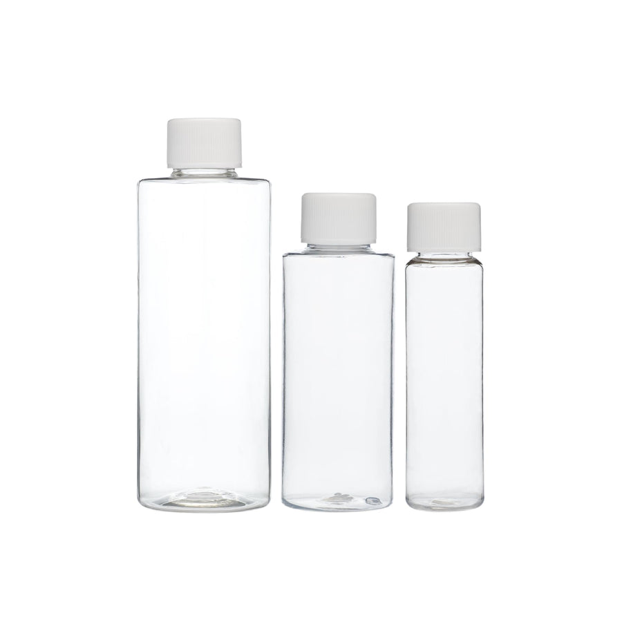 Refillable Bottles (Plastic Screw-Top 3pack 4oz-2oz-1oz)