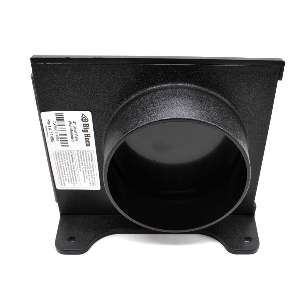 Big Horn 11455 4-Inch Port x 2 Blast Gate Wall-Mounted