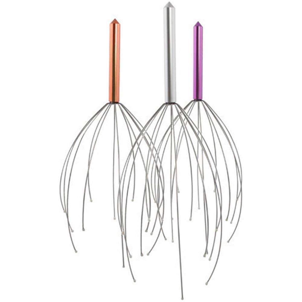 Scalp Massager - Head Scratcher - Regular Handle, Wire 