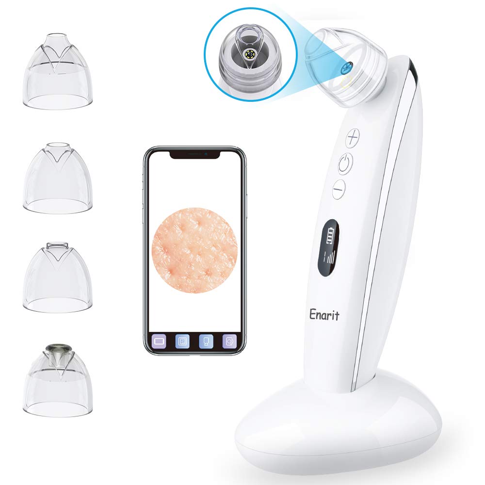 Blackhead Remover Vacuum, Visible Blackhead Remover With 5.0MP Camera -20x Microscope, Upgraded Pore Vacuum Cleaner
