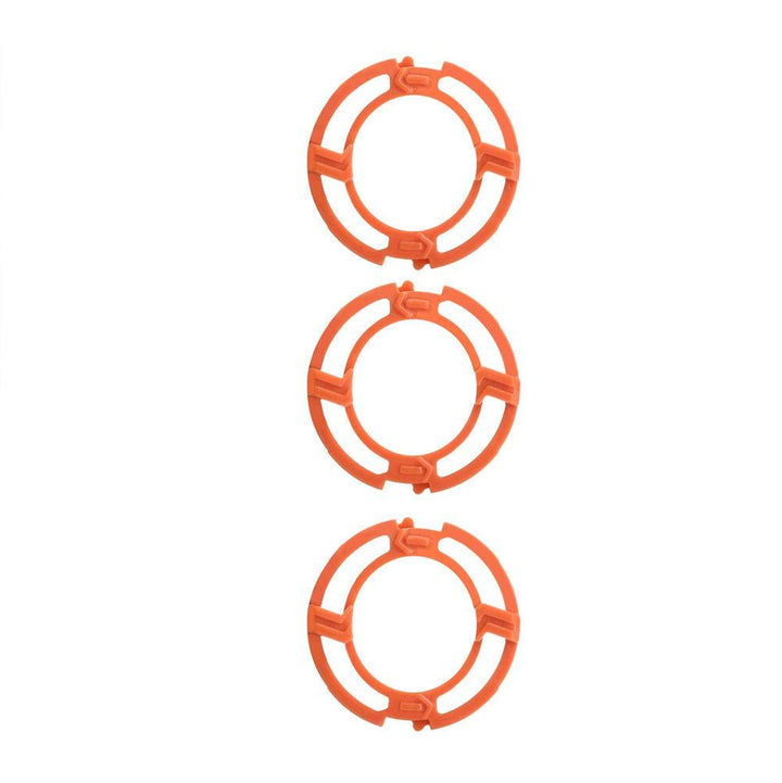 3PCS Shaver Razor Retaining Lock-Ring Orange Blade Retaining Rings for Norelco Series 7000 9000 RQ12 Models