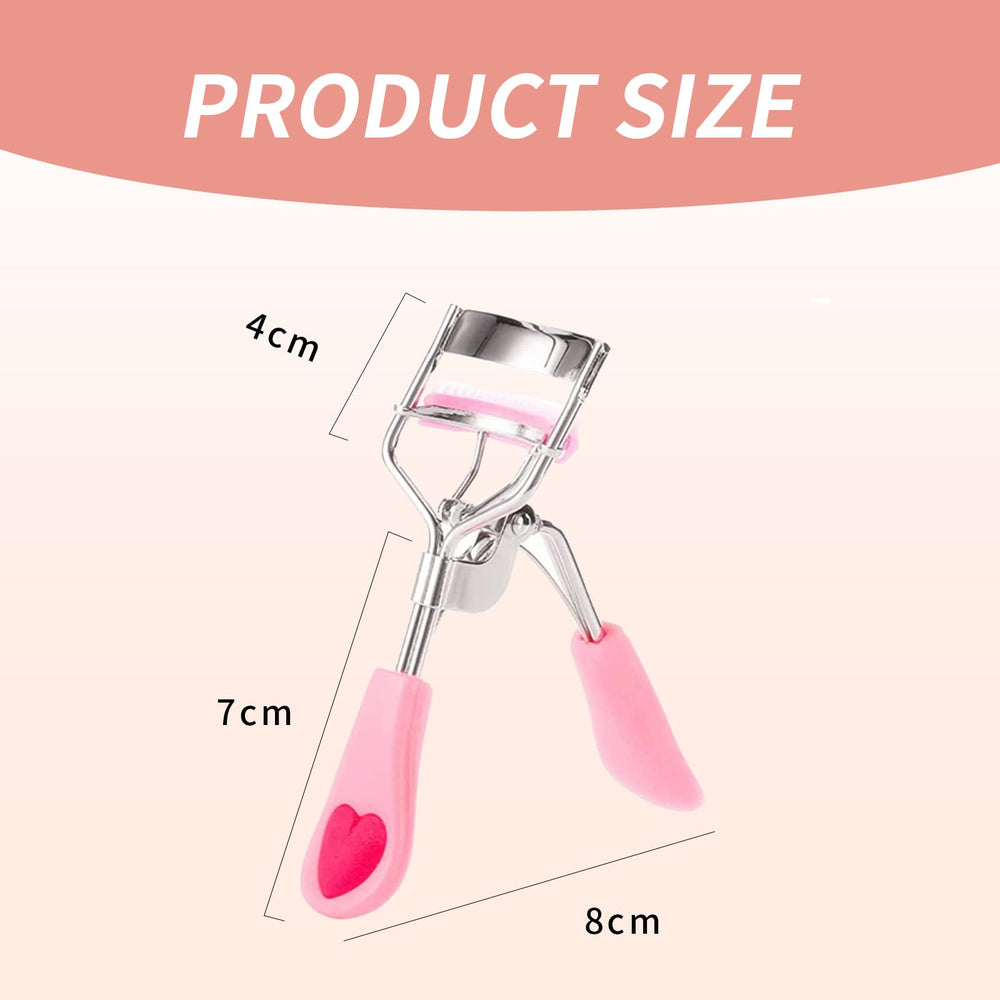 Separated Eyelash Curler Stainless Steel with Brush,Pro