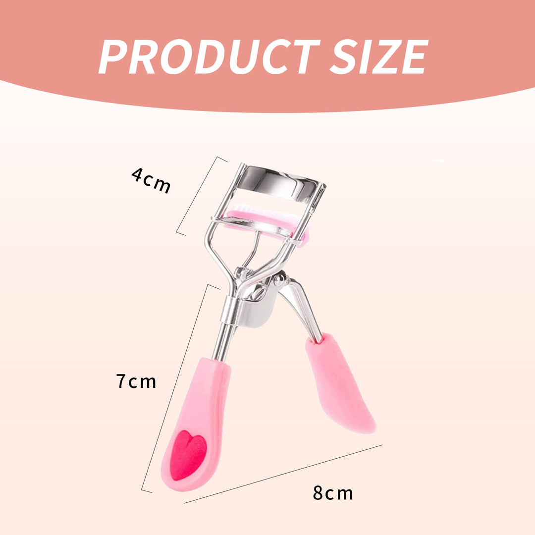 Separated Eyelash Curler Stainless Steel with Brush,Pro